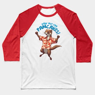 Cute weasel Hawaiian shirt going out for pancakes Baseball T-Shirt